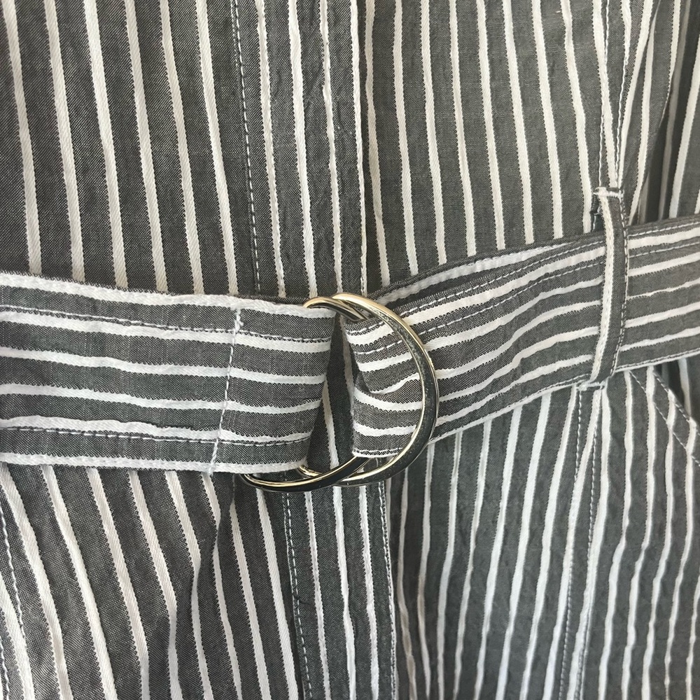 WHBM - adorable seersucker dress! Cotton blend. Size 4. Really flattering cut! - Picture 5 of 8